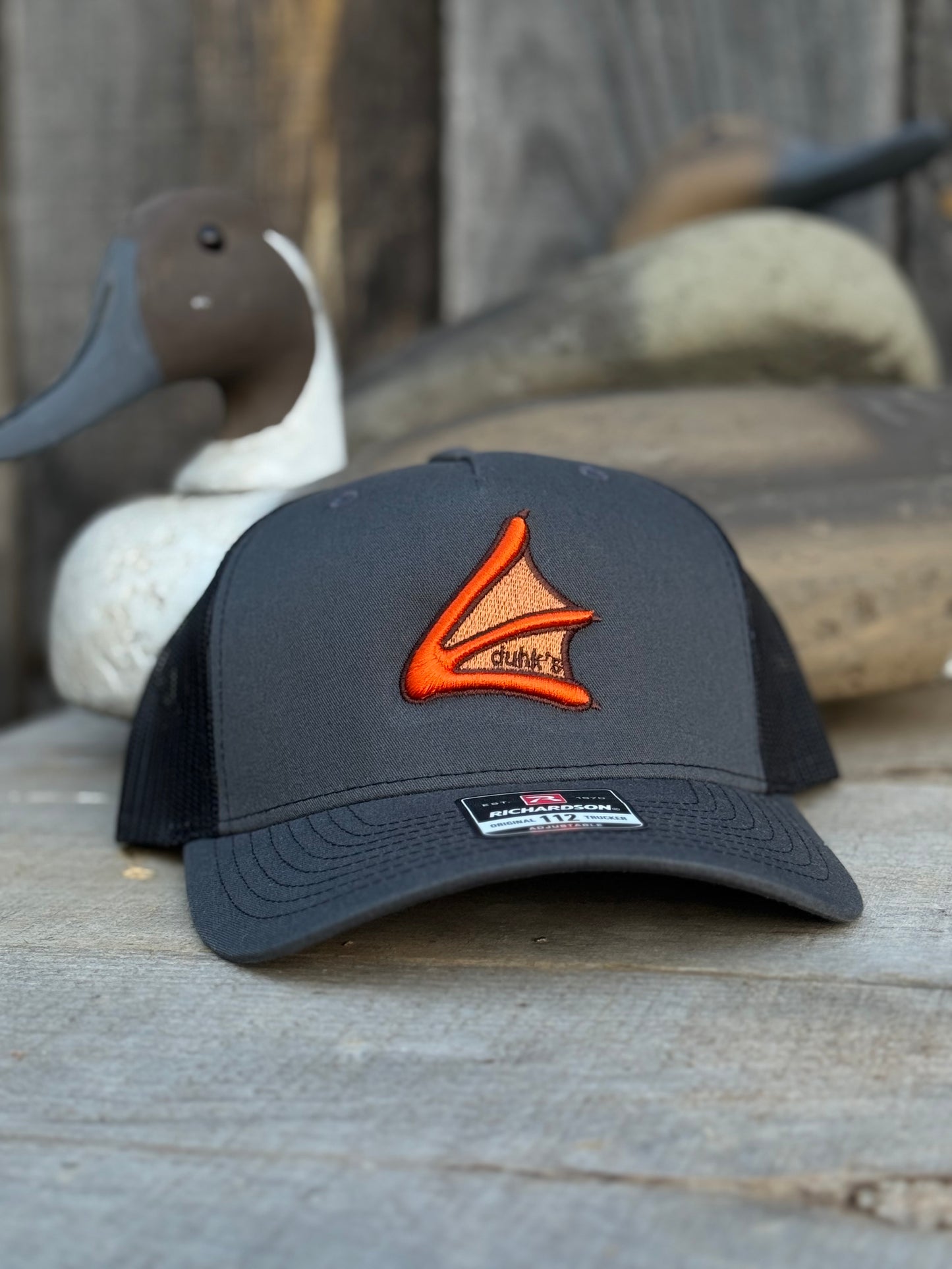 Gray/Black 112 - duhk's foot hat